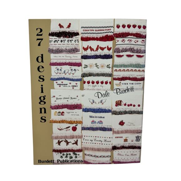 Vintage Country Finger Lickin Good Cross Stitch Designs DB-26 Dale Burdett 1984 - Picture 3 of 3